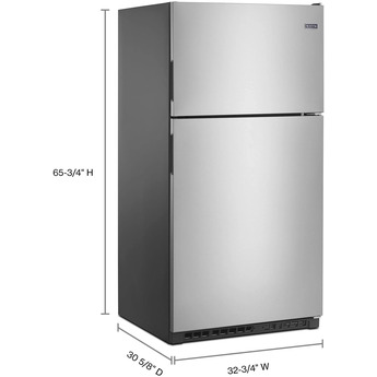 Maytag 33" 21.0 cu. ft. Fingerprint Resistant Stainless Steel Top Freezer Refrigerator - ADA Compliant — thumbnail 7