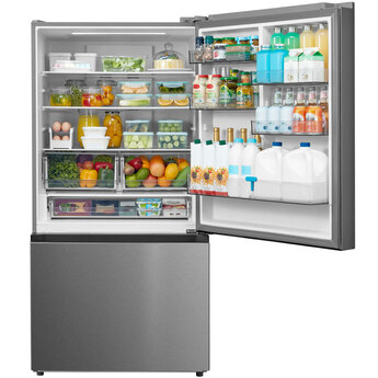 23 Cu. Ft. 33" Bottom Mount Refrigerator with Icemaker — thumbnail 3