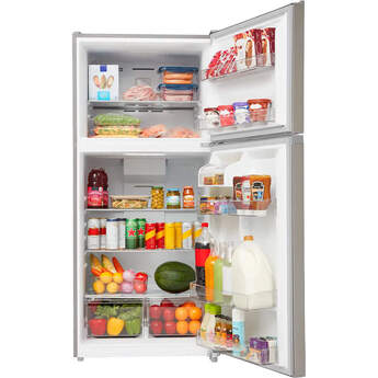 18 CuFt Garage Ready Top-Freezer Refrigerator in Stainless Steel — thumbnail 3
