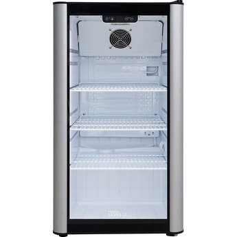 3.1 CuFt Single Door Display Refrigerator in Silver