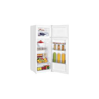 7.3 Cubic Foot Energy Star Top Freezer Refrigerator with Three Full-Width Door Balconies in White — thumbnail 3