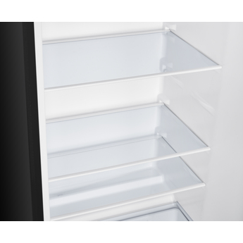7.3 Cubic Foot Energy Star Top Freezer Refrigerator with Three Door Balconies in Black — thumbnail 5