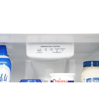 10 Cubic Foot Frost Free Top Freezer Refrigerator with Tilt-Out Can Dispenser and Gallon Door Storage in White — thumbnail 5