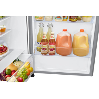 Samsung Top Freezer Refrigerator, in Stainless Steel — thumbnail 8