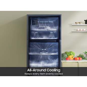 Samsung RT70F18LASR 28 Inch Top-Freezer Refrigerator Stainless Steel — thumbnail 3