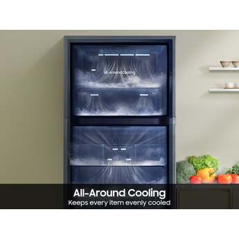 Samsung RT70F18LRSR 28 Inch Top-Freezer Refrigerator Stainless Steel — thumbnail 6