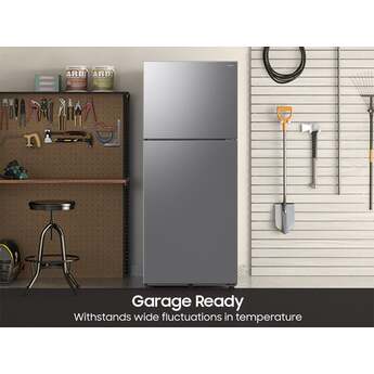 Samsung RT70F18LRSR 28 Inch Top-Freezer Refrigerator Stainless Steel — thumbnail 8