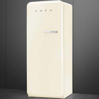 Smeg 50s Retro Style 24" 9.92 cu. ft. Cream Top Freezer Refrigerator - Left Hinge - Energy Star — thumbnail 3
