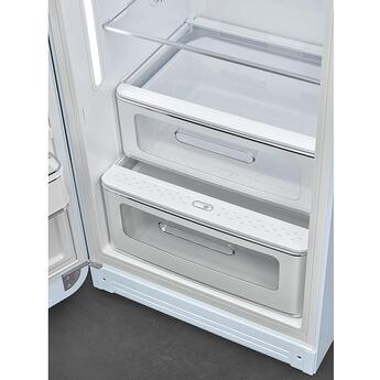 Smeg 50s Retro Style 24" 9.92 cu. ft. Pastel Blue Counter Depth Top Freezer Refrigerator - Left Hinge - Energy Star — thumbnail 4