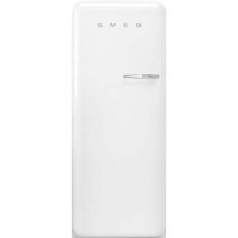 Smeg 50s Retro Style 24" 9.92 cu. ft. White Top Freezer Refrigerator - Left Hinge - Energy Star