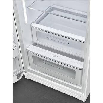 Smeg 50s Retro Style 24" 9.92 cu. ft. White Top Freezer Refrigerator - Left Hinge - Energy Star — thumbnail 6