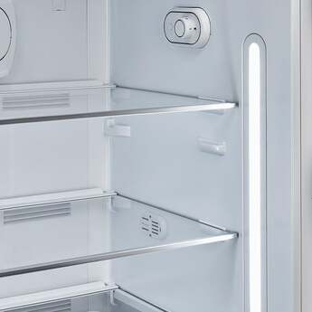 Smeg 50s Retro Style 24" 9.92 cu. ft. Blue Top Freezer Refrigerator - Right Hinge - Energy Star — thumbnail 3