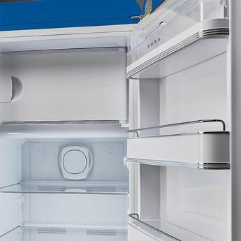 Smeg 50s Retro Style 24" 9.92 cu. ft. Blue Top Freezer Refrigerator - Right Hinge - Energy Star — thumbnail 4