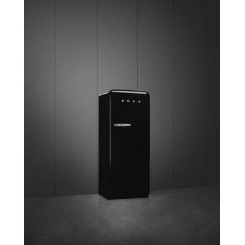 Smeg 50s Retro Style 24" 9.92 cu. ft. Black Top Freezer Refrigerator - Right Hinge - Energy Star — thumbnail 10