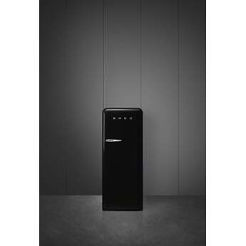 Smeg 50s Retro Style 24" 9.92 cu. ft. Black Top Freezer Refrigerator - Right Hinge - Energy Star — thumbnail 8