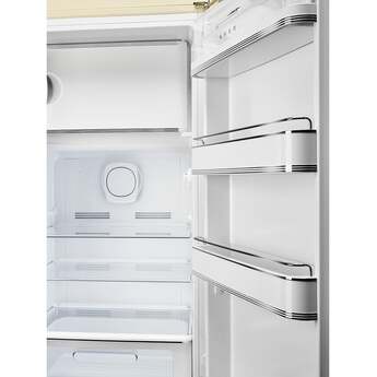 Smeg 50s Retro Style 24" 9.92 cu. ft. Cream Top Freezer Refrigerator - Right Hinge - Energy Star — thumbnail 10