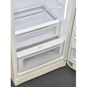 Smeg 50s Retro Style 24" 9.92 cu. ft. Cream Top Freezer Refrigerator - Right Hinge - Energy Star — thumbnail 11