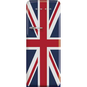 Smeg 50s Retro Style 24" 9.92 cu. ft. Union Jack Flag Top Freezer Refrigerator - Right Hinge - Energy Star