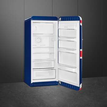 Smeg 50s Retro Style 24" 9.92 cu. ft. Union Jack Flag Top Freezer Refrigerator - Right Hinge - Energy Star — thumbnail 2
