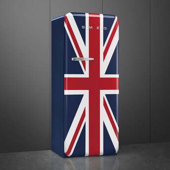 Smeg 50s Retro Style 24" 9.92 cu. ft. Union Jack Flag Top Freezer Refrigerator - Right Hinge - Energy Star — thumbnail 7
