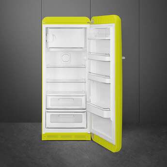 Smeg 50s Retro Style 24" 9.92 cu. ft. Lime Green Top Freezer Refrigerator - Right Hinge - Energy Star — thumbnail 2