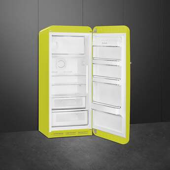 Smeg 50s Retro Style 24" 9.92 cu. ft. Lime Green Top Freezer Refrigerator - Right Hinge - Energy Star — thumbnail 7