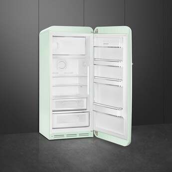 Smeg 50s Retro Style 24" 9.92 cu. ft. Pastel Green Top Freezer Refrigerator - Right Hinge - Energy Star — thumbnail 5