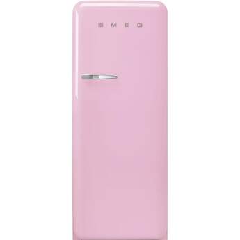 Smeg 50's Retro Style 24" 9.92 cu. ft. Pink Top Freezer Refrigerator - Right Hinge - Energy Star
