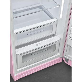 Smeg 50's Retro Style 24" 9.92 cu. ft. Pink Top Freezer Refrigerator - Right Hinge - Energy Star — thumbnail 2