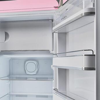 Smeg 50's Retro Style 24" 9.92 cu. ft. Pink Top Freezer Refrigerator - Right Hinge - Energy Star — thumbnail 5