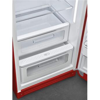 Smeg 50s Retro Style 24" 9.92 cu. ft. Red Top Freezer Refrigerator - Right Hinge - Energy Star — thumbnail 4