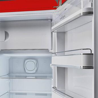 Smeg 50s Retro Style 24" 9.92 cu. ft. Red Top Freezer Refrigerator - Right Hinge - Energy Star — thumbnail 7