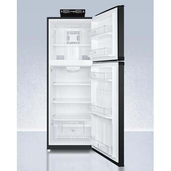 Summit BKRF14B  26 Inch Black Freestanding Top Freezer Refrigerator — thumbnail 8
