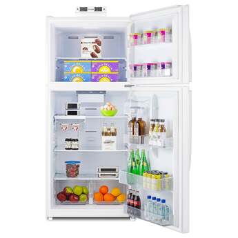 Summit 30" 20.4 cu. ft. White Top Freezer Refrigerator — thumbnail 12