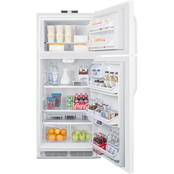 Summit 30" 20.4 cu. ft. White Top Freezer Refrigerator — thumbnail 4
