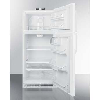 Summit 30" 20.4 cu. ft. White Top Freezer Refrigerator — thumbnail 9