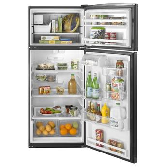 Whirlpool WRT316SFDB 29 Inch Black Freestanding Top Freezer Refrigerator — thumbnail 2