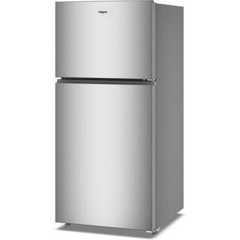 Whirlpool 29.5-inch Wide Top Freezer Refrigerator with Total Coverage Cooling- 19.2 Cu. Ft.: Fingerprint Resistant Stainless Finish — thumbnail 4