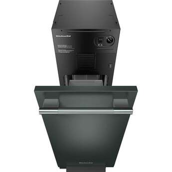 KitchenAid 15 Inch Built-In Trash Compactor with 1.4 cu. ft. Capacity, 1/3 HP, Built-In Odor Management, Solid Pack™ Control, 5:1 Compaction Ratio, Removable Key Start and Under 30-Second Cycle Time: Juniper — thumbnail 10