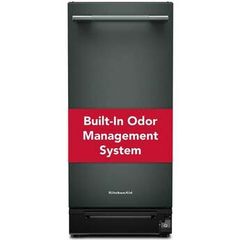 KitchenAid 15 Inch Built-In Trash Compactor with 1.4 cu. ft. Capacity, 1/3 HP, Built-In Odor Management, Solid Pack™ Control, 5:1 Compaction Ratio, Removable Key Start and Under 30-Second Cycle Time: Juniper — thumbnail 7