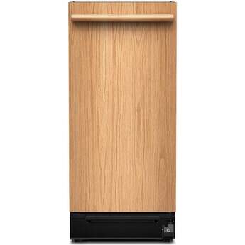 KitchenAid 15 Inch Built-In Trash Compactor with 1.4 cu. ft. Capacity, 1/3 HP, Built-In Odor Management, Solid Pack™ Control, 5:1 Compaction Ratio, Removable Key Start and Under 30-Second Cycle Time: Panel Ready