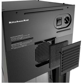 KitchenAid 15 Inch Built-In Trash Compactor with 1.4 cu. ft. Capacity, 1/3 HP, Built-In Odor Management, Solid Pack™ Control, 5:1 Compaction Ratio, Removable Key Start and Under 30-Second Cycle Time: Stainless Steel — thumbnail 14