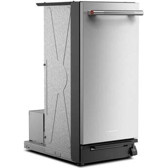 KitchenAid 15 Inch Built-In Trash Compactor with 1.4 cu. ft. Capacity, 1/3 HP, Built-In Odor Management, Solid Pack™ Control, 5:1 Compaction Ratio, Removable Key Start and Under 30-Second Cycle Time: Stainless Steel — thumbnail 5