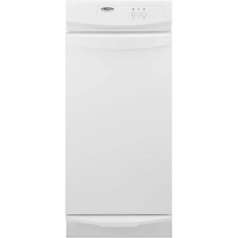 Whirlpool Gold Series 15" White Convertible Trash Compactor