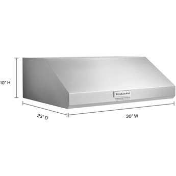Kitchen Aid KVUC600KSS 30 Inch Pro Style Under Cabinet Ducted Hood — thumbnail 46