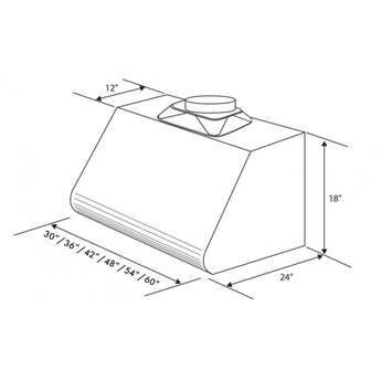 Z Line ZLINE 52730 30 Inch Under Cabinet Ducted Hood — thumbnail 9
