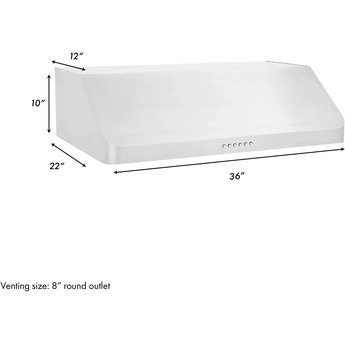 Z Line ZLINE ALP10UC48  Alpine Series 48 Inch Under Cabinet Ducted Hood — thumbnail 17