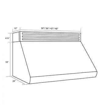 Z Line ZLINE RK52730 30 Inch Under Cabinet Recirculating Hood — thumbnail 3