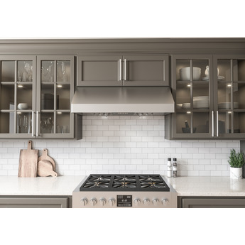 Zephyr AK7036CS Pro Series 36 Inch Under Cabinet Tempest I Convertible Hood — thumbnail 6