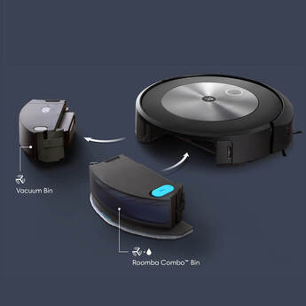 iRobot Roomba j5 Combo Vacuum and Mop Robot Vacuum - Graphite — thumbnail 2